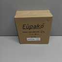 Eupako 8 oz Plastic Cups with Lids, Clear Disposable Cups with Flat Lids, Cold Drink Containers Pack of 50