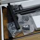 Small Standing Desk Adjustable Height, Mobile Stand Up Desk with Wheels, 32 Inch Portable Rolling Desks for Walking Pad Treadmill Wood Rustic