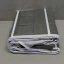 Over The Door Organizer with 5 Shelves, 9 Compartments + 10 Side Pockets, 90+ lbs Weight Capacity, Heavy-Duty Behind the Door Organizer Hanging Closet Organizer and Storage for Room Essentials (Grey)