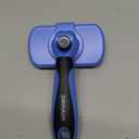 Swihauk Self Cleaning Slicker Brush - Skin Friendly Deshedding Grooming Tool for Dogs & Cats, Suitable for Shedding & Haired Pets, with Pet Supplies Accessories, Blue