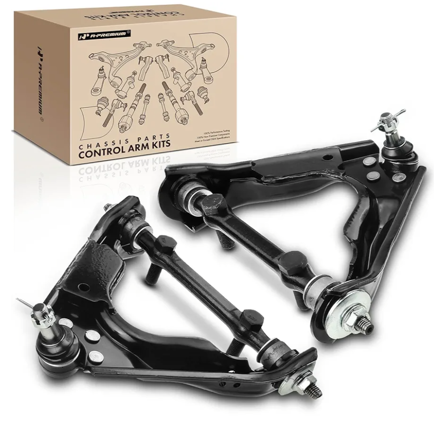 A-Premium 2 x Front Upper Control Arm, with Ball Joint & Bushing, Compatible with Dodge Durango 2000-2003, Dakota 2000-2004, 4WD Only
