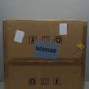 Modern Bladeless Ceiling Fans with Lights and Remote, Reversible, DC Motor 6 Speeds, Stepless dimming and CCT 3000K-6000K LED Lights for Bedroom Kids Room (A07-White, 20.08IN)