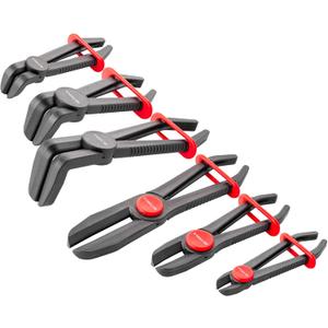 BILITOOLS Hose Pinch Off Pliers Clamp Pliers Plastic Straight & 90 Angled for Flexible Fuel Line Radiator Coolant Brake Line Hoses Clamp etc