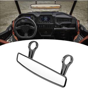UTV 15" Wide Rear View Mirror Convex Mirror with 2" Clamp Compatible with Can-Am Maverick Talon with 2" Horizontal Cross Bars (2inch clamp)