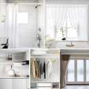 Shower Curtain Rod 42-73 Inch White Shower Rod 7/8" Tension Curtain Rod Adjustable Curtain Rods No Drilling Shower Tension Rod Shower Curtain Tension Rod for Bathroom Windows Doorways