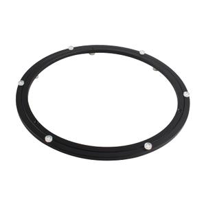 TamBee 16 Inch Lazy Susan Hardware Heavy Duty Metal Rotating Hardware Large Turntable Bearing Ring Lazy Susan Bearing Lazy Susan Parts Lazy Susan Mechanism Lazy Susan Kit Lazy Susan Base Only Black