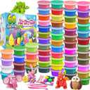 ESSENSON Air Dry Clay 60 Colors, Modeling Clay for Kids, DIY Molding for with Tools, Toys Gifts for Age 3 4 5 6 7 8+ Years Old Boys Girls Kids