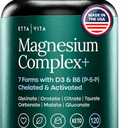 Magnesium Complex for Women & Men 500mg (7-in-1) with VIT D3 & B6-120 Ct, BBD: 04/26/28