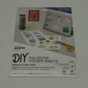 Avery Durable DIY Polyester Sticker Paper, 8.5" x 11", Removable Surface Safe Adhesive, Water-Resistant with Laser or Pigment-Inkjet Printers, 3 Full-Size Label Sheets (61512)