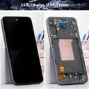 Incell Screen Replacement for Samsung Galaxy A55 5G SM-A556V SM-A556B LCD Display Screen SM-A556B/DS SM-A556E SM-A5560 Touch Screen Digitizer AssemblyRepair Kits (Black,No Fingerprint)