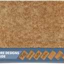 Barnyard Designs Doormat Welcome Mat for Outdoors, Large Front Door Entrance Mat, 30x17, Brown (Blank) (1'5" x 2'6" (Rectangular))