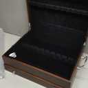 Silverware Storage Box Silverware Chest Case for Silver Flatware with Lid Tarnish Proof Felt Lined Partition and Drawer Holds Service for 14 Includes Polishing Cloth (2 Tier)