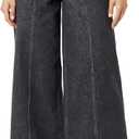 The Drop Women's Frida Relaxed Fit Jeans (25, Faded Carbon)