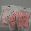 3 x Bow Straw Covers Cap Toppers Compatible with Stanley Tumbler Cups, Cute Pink 10mm Reusable Silicone Straws Topper for 40oz Tumbler with Handle, Stanleys Cup Accessories,3Pcs (A09-3Pack)