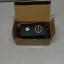 Reallnaive 2 Pack Metal Cash Box for Gamblers Portable Winner Bank Casino Cash Box with 2 Keys Pocket Sized Casino Money Safe Strongbox for Money Saving Gifts Go Home Travel(Black)