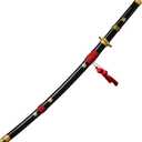 41 inches & 51inchs Zoro Katana Real Metal Anime Cosplay Sword, Stainless Steel,Yama Enma/Trafalgar Law/Luffy Kitetsu/shusui/wado ichimonji
