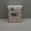 True North by Sleep Philosophy Cozy Flannel Warm 100% Cotton Sheet - Novelty Print Animals Stars Cute Ultra Soft Cold Weather Bedding Set, Full, Pink/Grey Snowflakes 4 Piece