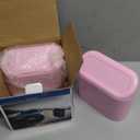 Accmor Car Can with Lid, 2 Pack Pink Mini Vehicle Bin Dustbin Garbage Organizer Holder with Bag, Small Hanging Leakproof Auto Storage Bag Container for Car SUV Home Office