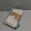 Narrow Striped Cotton Linen Blended Dinner Cloth Napkins - Set of 12 (40 x 30 cm) - for Events & Home Use (Green)