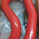 Turbo Intercooler kit Pipe Boot for Ford 6.0L CAC Intercooler Pipe Boot kit 03-07 Tube Powerstroke for Ford F250 F350 F450 F550 (Red)