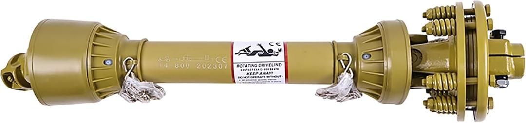 FridayParts 1-3/8" PTO Drive Shaft T4-800-05B-FFV1-YIIIP T4-YIIIP-800-05B-FFV1 Compatible for Finish Mower Replacement
