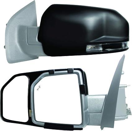 K Source K-Source 81850 Snap-On Towing Mirrors For Ford F150 (15+), Black, Standard
