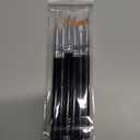 Artdone Nail Dotting Tools 6PCS Double-ended Nail Art Brushes Kit Nail Art Gel Polish Liner Brushes Design Pen For Nail Drawing And Nail Paint Brushes Small Detail Brushes (Black)