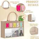 Nurse Sister Teacher Aunt Bag Set with Transparent PVC Window Gifts for Nurse Sister Teacher Aunt Gifts Stuff