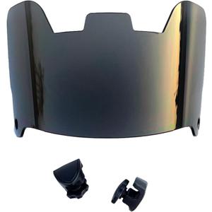 Football Helmet Visor,Eye Protective Helmet Shield Universal Fit Sports Helmet Visor UV Protection Football Helmet Lens with Screws (Smoke)