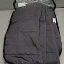 yescool Weighted Blanket for Adults (15 lbs, 48" x 72", Grey) Cooling Heavy Blanket for Sleeping Perfect for 140-160 lbs, Twin Size Breathable Blanket with Premium Glass Bead, Machine Washable