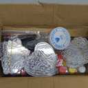 Dunzoom 30 Packs Valentine's Day Crafts, Heart Suncatcher Kit for Window Art, DIY Valentines Stained Glass Effect Painting Craft Kits, Classroom Valentine Gifts Party Favors Decorations