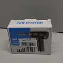 Compressed Air Duster-3 Gear Adjustable 100000RPM Electric Air Duster with LED Light, Rechargeable Cordless Air Blower for Keyboard Electric Devices Cleaning. Replaces Compressed Air Cans (Black)