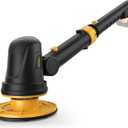 3D VO INN Electric Ice Scraper for Dewalt 20V Battery, 1300RPM High-Speed Windshield Scraper for Ice and Snow, 45 Head Adjust, Extension Rod, Ice Scraper for Car Window(Battery Not Included)(Yellow)