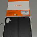 TUCCH Compatible with iPhone 16 Wallet Case, RFID Blocking 4 Card Holder Kickstand [Shockproof TPU Interior Shell], PU Leather Magnetic Closure Protective Flip Phone Cover, Black