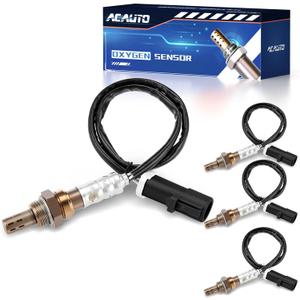 4Pcs 15717 Oxygen O2 Sensor Upstream Downstream Fit for Ford F-150 F250 F350 Ranger Escape Explorer Mustang Foucs Expedition Mazda Lincoln Jaguar Mercury Aston Martin 15716 15718