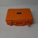 Waterproof Hard Case for Starlink Mini Dish, With Pre-cut Custom Foam, Orange