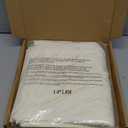 Fomcet 6FT Wedding Arch Cover Ivory Spandex Fitted Fabric Arch Backdrop Cover Round Top Chiara Backdrop Covers for Birthday Party Baby Shower Wedding Ceremony Decoration