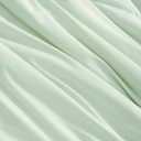Cozy Bliss Cooling Comforter King Size, Cooling Blankets for Hot Sleepers and Night Sweats, Light Mint Green Cream Summer Comforter for King Size Bed, Breathable Soft Lightweight Silk Smooth
