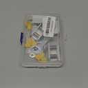 Sliding Window Locks,for Horizontal Sliding Windows,Window Security Lock with Key,Adjustable Aluminum Easv to Install Window Stopper,Window Locks for Up and Down Windows (10 Sets Silver)