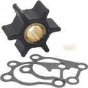 QuickMarine 436137 Boat Water Pump Impeller with Key and Gasket for Johnson Evinrude 4-8 HP Outboard Motors replaces 433914 433936 Sierra 18-3091 Marine Engine