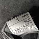 Women's Vintage Washed Grey Straight Leg Jeans, High-Waisted Distressed Denim Pants S