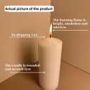 White Pillar Candle Set - 2 Unscented Decorative,Parties, Large Candles, White Candle Columns, Column Candles Clearance or Kwanzaa, 2.4" x 6" (2PC, 6cmX15cm)