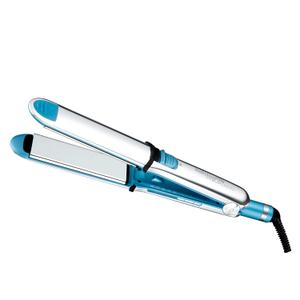 BaBylissPRO Nano Titanium Prima Ionic Hair Straightener  Professional Flat Iron & Curling Iron in One for Stylists, Pro Styling Hair Tool (1 1/2 Inch, Blue)