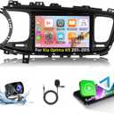 [2+64G] Android Car Stereo for Kia Optima K5 2011 2012 2013 2014 2015 with Wireless Carplay and Android Auto - 9 Inch Touchscreen Car Radio - Multiple UI Themes/GPS/WiFi/SWC + AHD Backup Camera