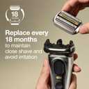 Series 9 Men's Electric Shaver Head ORIGINAL Replacement Blade, Silver 94M