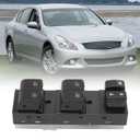 Driver Side Window Switch Compatible with Infiniti G35 2007 2008 G37 2009 2010 2012 2013, Power Window Switch with Nissan Maxima 2007-2008 Replace 25401JK40A 25401-9N00D 25401-JK42E