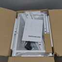 Snughome Desk Shelf, 44.9" Large Desktop Organizer Shelf, Desk Hutch for Monitor, 4 Tier Display Rack, Wooden Desktop Bookshelf Storage Rack for Home Office Dorm (White)