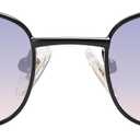 SOJOS Small Y2k Narrow Rectangle Sunglasses Womens Mens Retro 80s 90s Skinny Sunnies SJ1187 (Matt Black/Pink Gradien Purple)