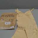 SHAPERX Women's Bra Free Bodysuits Tummy Control Shapewear Mid Thigh Body Shaper with Removable Pads