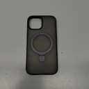 TORRAS Magnetic for iPhone 16 Case with Stand, Built-in Stand Compatible with MagSafe, 3X Military-Grade Protection, Translucent Slim Phone Case for iPhone 16 6.1'', Matte Black